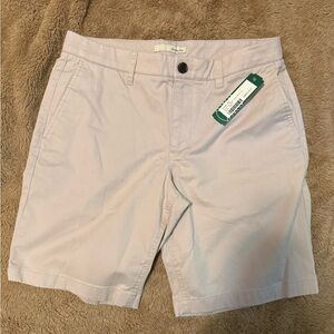 Haggar Men's Flat Front Chino Shorts - Light Pink